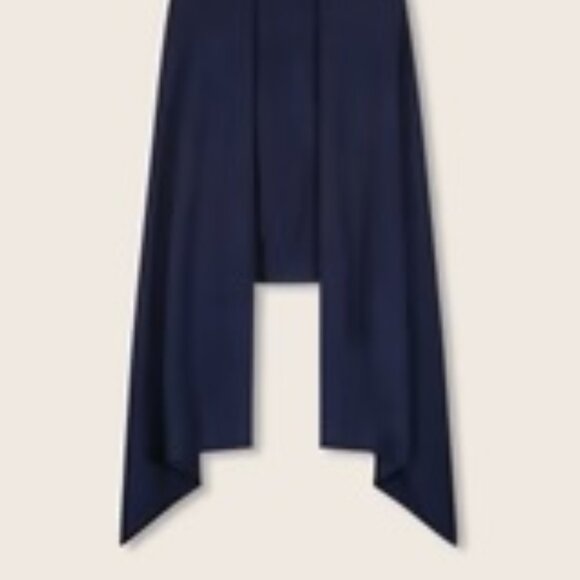 Voyage Cashmere Travel Wrap – Navy - Picture 2 of 2